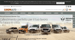 Desktop Screenshot of europaautospa.it